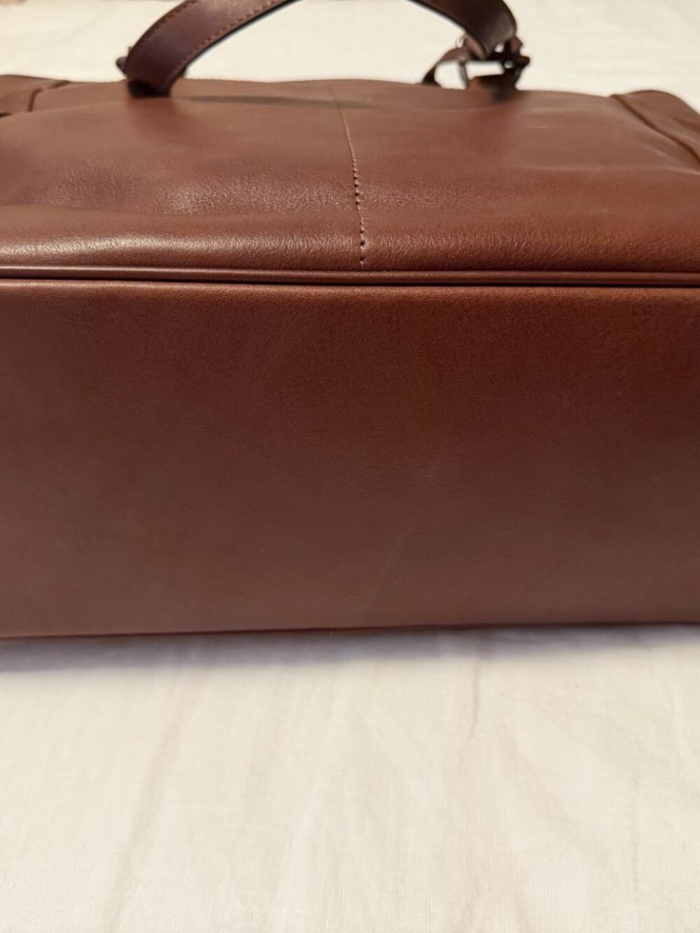 NWT Dooney & Bourke Florentine Newport Tote in Chesnut - Picture 6 of 6